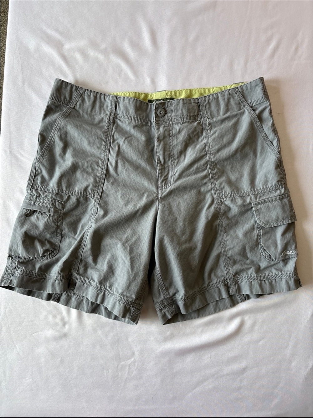 Eddie Bauer Gray Cargo Shorts